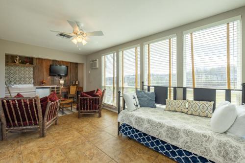 a living room with a couch and a dining room at 3BR with Loft - Near The Strip - FREE TICKETS INCLUDED - FW2-6 in Branson