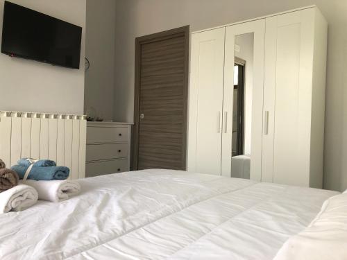 Postel nebo postele na pokoji v ubytování VILLA MORELLIS