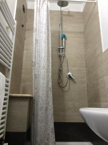Koupelna v ubytování VILLA MORELLIS