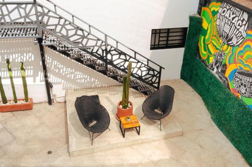 Ruang duduk di Casa Don José: VIOLETAS Suite