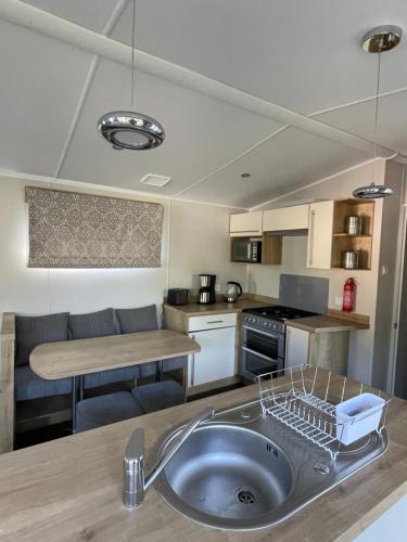 Mobilhome 6 pers - terrasse & linge - Domaine de Kerlann