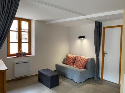 Posezení v ubytování Le Pied de Ville Mont Guillaume