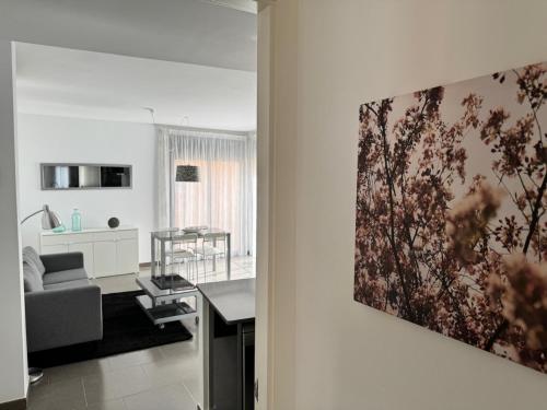 TV a/nebo společenská místnost v ubytování APARTAMENTO ROMELIA 1ºa