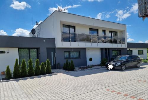Budova, kde se aparthotel nachází