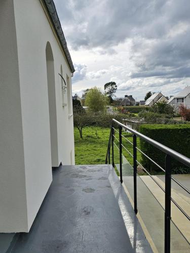 Μπαλκόνι ή βεράντα στο Maison de famille en Bretagne - 5 chambres, jardin, proche du littoral