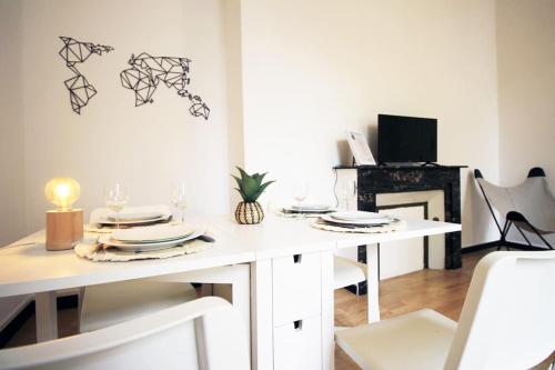 Photo de la galerie de l'établissement Charmant T2 vue sur cathédrale, à Amiens