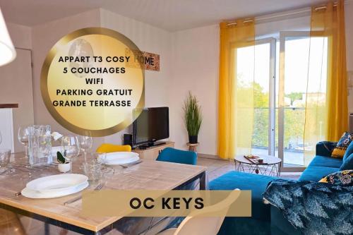 L'évasion Carcassonnais avec Terrasse 2 places de Parking privée