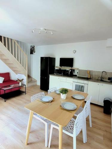 Joli duplex avec terrasse et parking