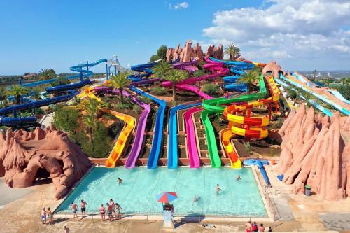 an image of a water park with a water slide at Casa Pios in Carvoeiro
