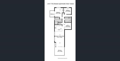 Pelan lantai bagi Breeze Beachfront Apartment