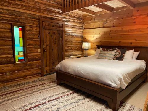 Katil atau katil-katil dalam bilik di Aspen's Cabin