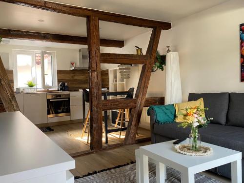 Photo de la galerie de l'établissement Duplex douillet Renové - Terrasse - Wifi - Parking - Proche piste cyclable -, à Schleithal