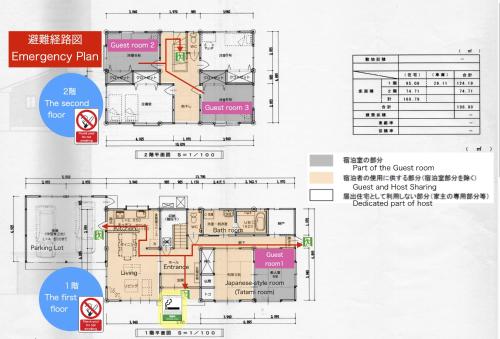 Plano de One of the best radon springs in the world Misasa Onsen A hot spring trip that makes you feel better when you stay over the morning three times 三朝町民泊