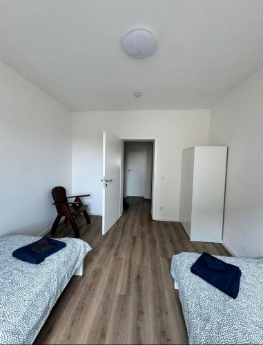 Katil atau katil-katil dalam bilik di Gemütliches Zimmer in Rheinnähe