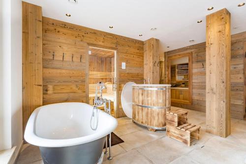 Koupelna v ubytování Alpenchalet Prinsengut