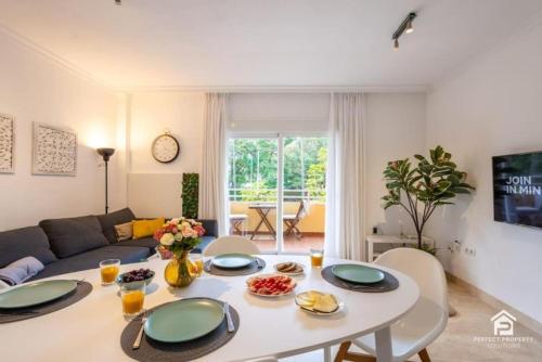 Stylish 2BR with big terrace near beach and golf