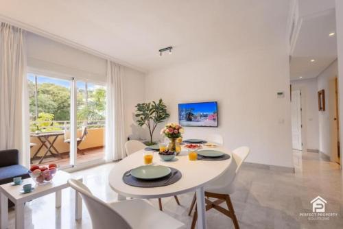 Stylish 2BR with big terrace near beach and golf