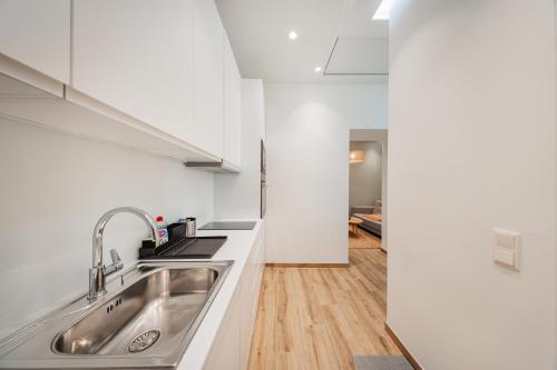 Una cocina o cocineta en TheWICKI 22 - Wunderschöne Apartments in Wien