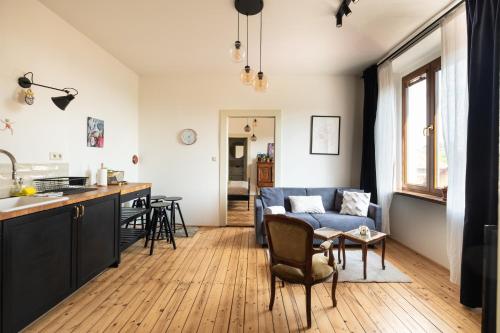 Kuchyňa alebo kuchynka v ubytovaní Romantic apartment in the city centre