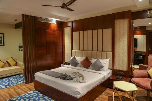 Katil atau katil-katil dalam bilik di Four Leaf Hotel - AKOSHA