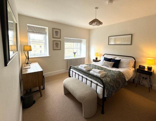 Postel nebo postele na pokoji v ubytování Nineteen The George - 1 Bed Apartment