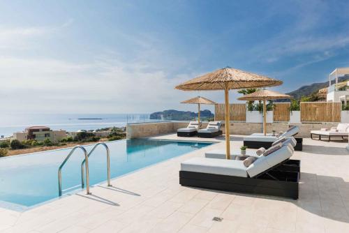 Actea Seaview Villas I "Free" heated pool & 800m sea