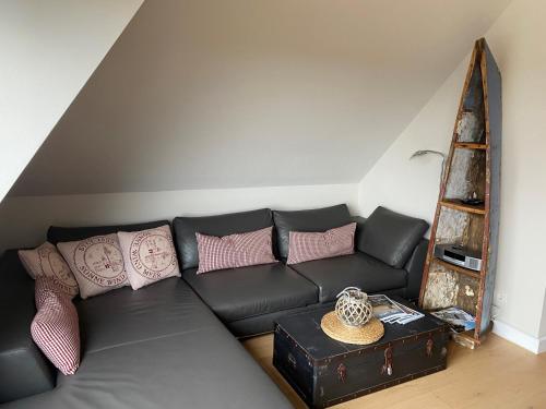 Χώρος καθιστικού στο Appartement Wattsein
