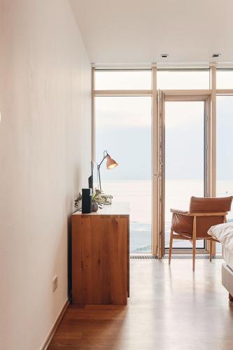 Zona de estar de Hotel Haus am Meer