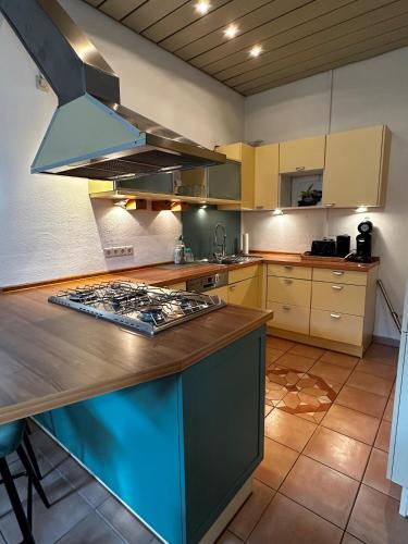 Kuchyň nebo kuchyňský kout v ubytování Maisonettewohnung im Loft Stil mit wunderschöner Terrasse