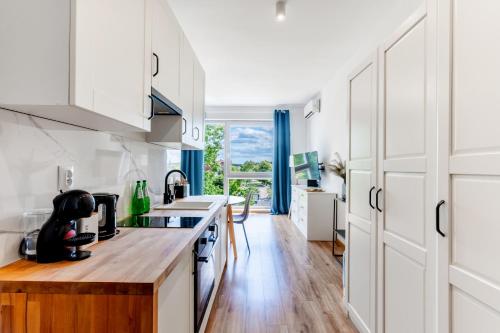 Apartament UKIEL PARK 16 przy Plaży Miejskiej - klimatyzacja,free parking,FV