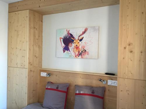 Säng eller sängar i ett rum på Appartement Valloire, 4 pièces, 6 personnes - FR-1-263-362