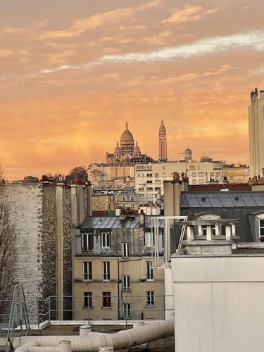 Vue sur le Sacré Cœur Montmartre