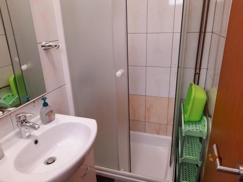Koupelna v ubytování Apartment Matea