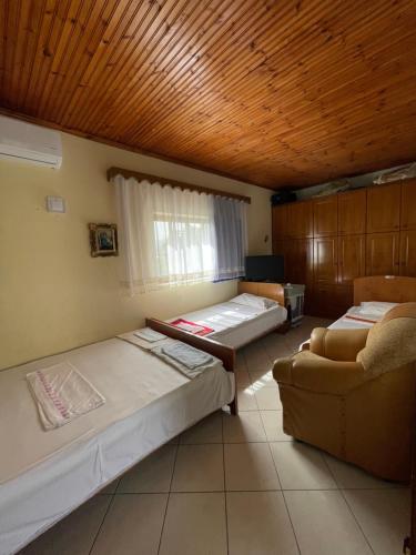 Postel nebo postele na pokoji v ubytování Villa Mance