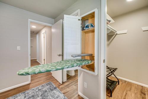a small room with a bench in a room at Updated Yakima Vacation Rental Central Location! in Yakima