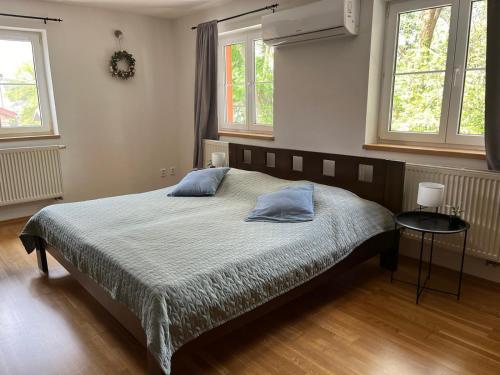 Postel nebo postele na pokoji v ubytování Apartmán Pod Klášterem