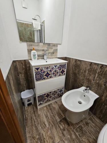 Koupelna v ubytování B&B IL Pistacchio