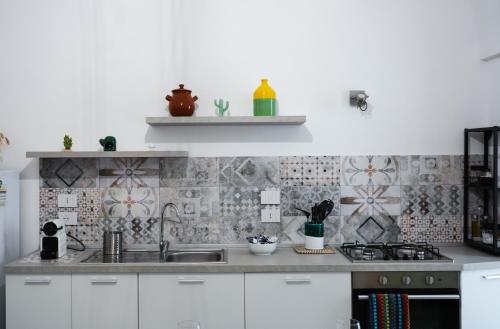 Köök või kööginurk majutusasutuses Beb la casa di tino