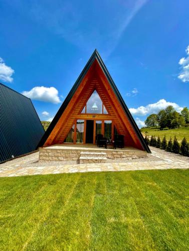Zahrada ubytování A Frame Houses ANS Zabljak