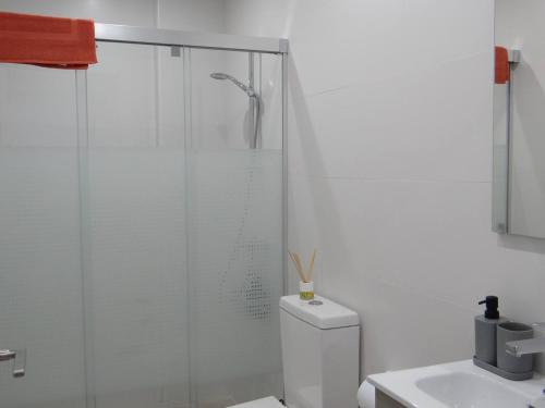 Een badkamer bij Villa Cariño - Apartamento en Malpica de Bergantiños