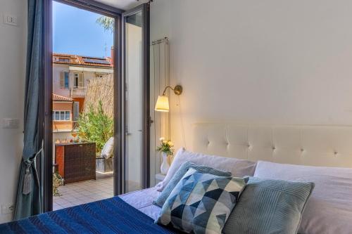 Кровать или кровати в номере Da RESIDENZA AVEZZANO