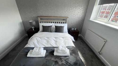 Ein Bett oder Betten in einem Zimmer der Unterkunft Florence house