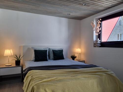 Postel nebo postele na pokoji v ubytování Pärnu Merimetsa Holiday Home