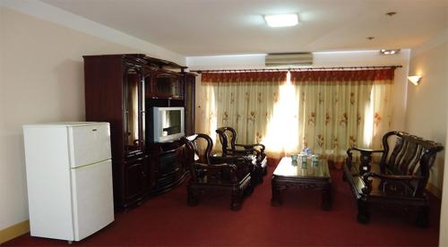 Η κουζίνα ή μικρή κουζίνα στο Sepon Hotel