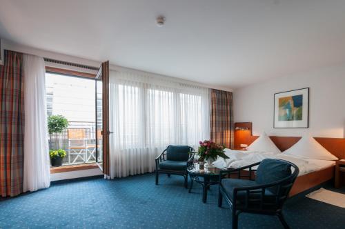 Prostor za sedenje u objektu Hotel Unger