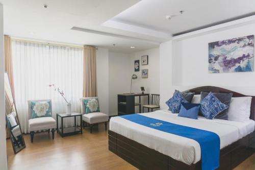 Postel nebo postele na pokoji v ubytování Star Hotel