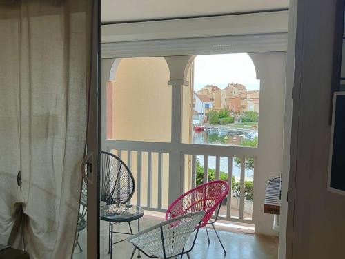 T2 Cabine avec Terrasse et Parking - Le Barcarès - FR-1-195-109