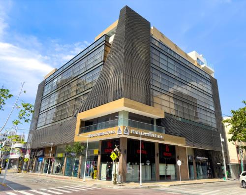 O edifício em que o hotel se localiza