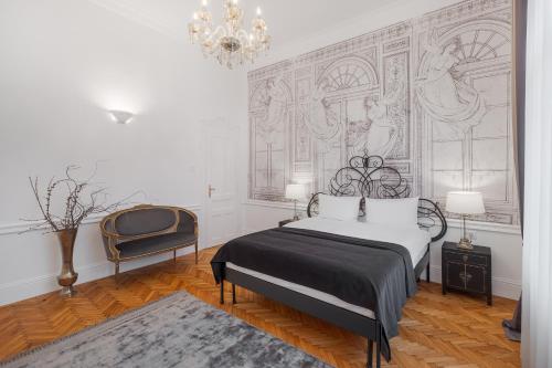Ένα ή περισσότερα κρεβάτια σε δωμάτιο στο Arta Residence