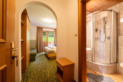 Kúpeľňa v ubytovaní Oberlehenhof